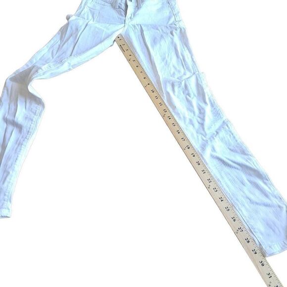 Flying monkey womens Sz 25 white skinny jeans - Picture 6 of 9